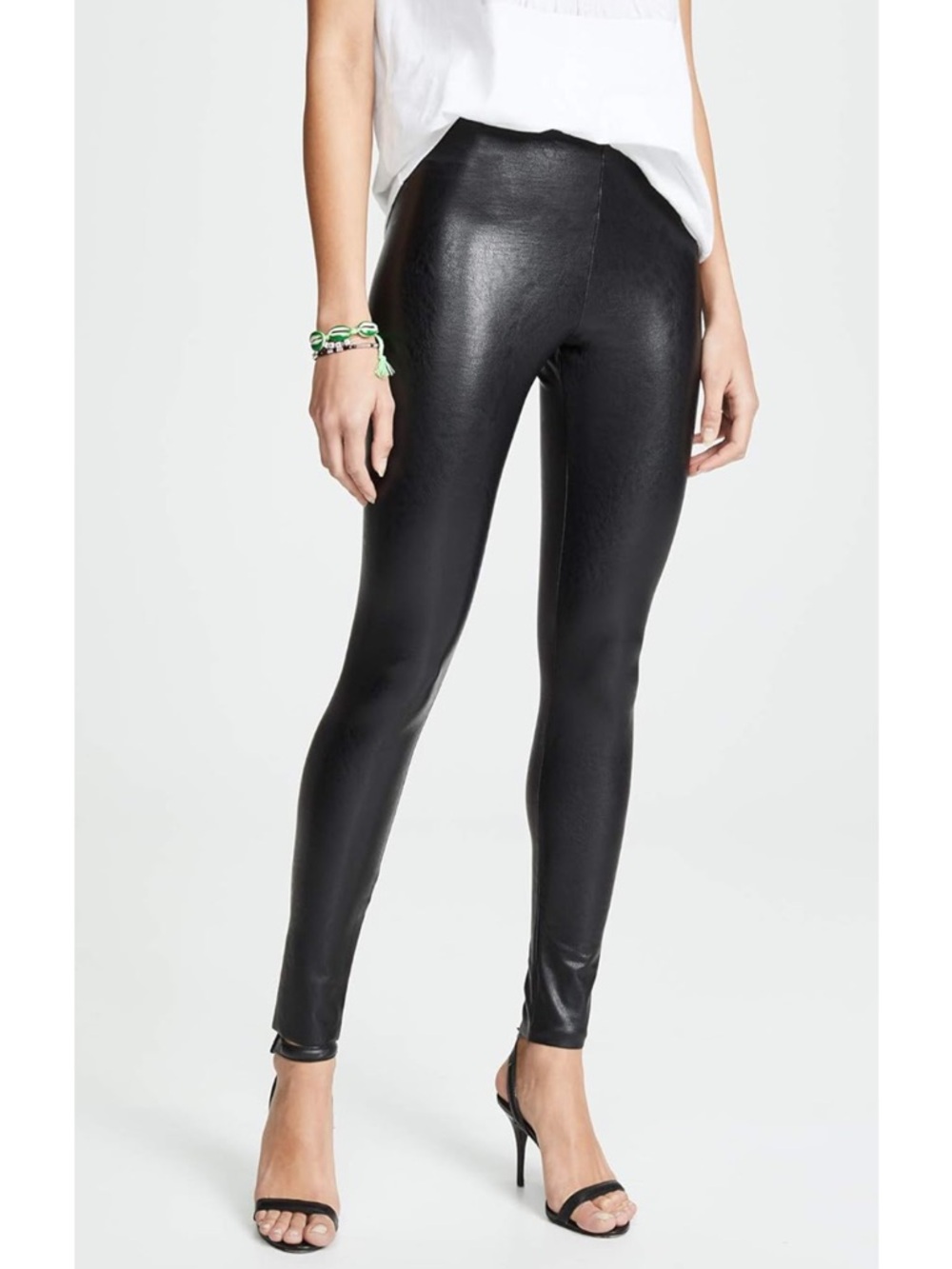 Commando Black Faux Leather Leggings - High-Rise Sleek Fit